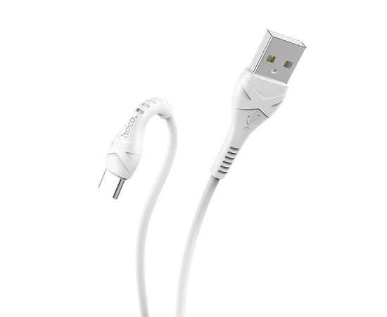  Кабель USB - Type-C Hoco X37 Cool power (white) 