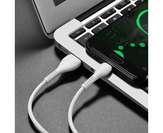  Кабель USB - Type-C Hoco X37 Cool power (white) 