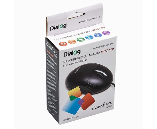 Мышь оптическая Dialog Comfort MOC-10U (black) 