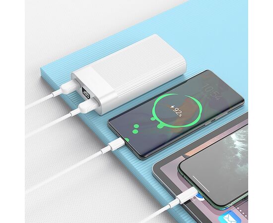  Внешний аккумулятор Hoco J85 Wellspring (20000mAh) (white) 