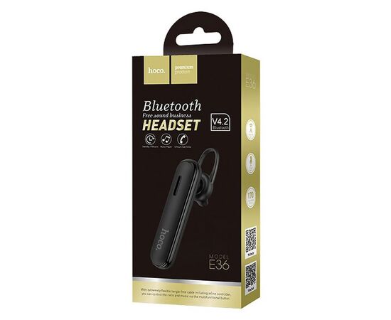  Bluetooth-гарнитура Hoco E36 Free sound business (black) 