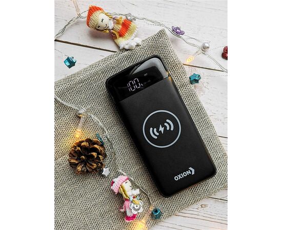  Power Bank 10000mAh с беспров. Заряд., Черный 