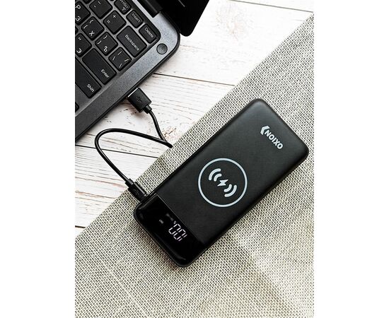  Power Bank 10000mAh с беспров. Заряд., Черный 