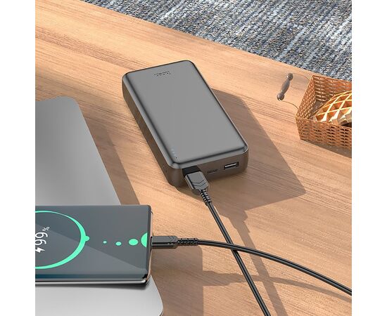  Внешний аккумулятор Hoco J100A 20 000mAh USB Type-C/USB (black)(212810) 