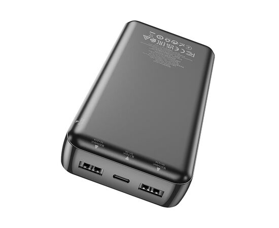  Внешний аккумулятор Hoco J100A 20 000mAh USB Type-C/USB (black)(212810) 