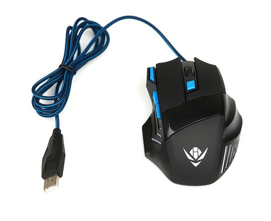  Мышь оптическая Nakatomi Gaming mouse MOG-21U (black) игровая 