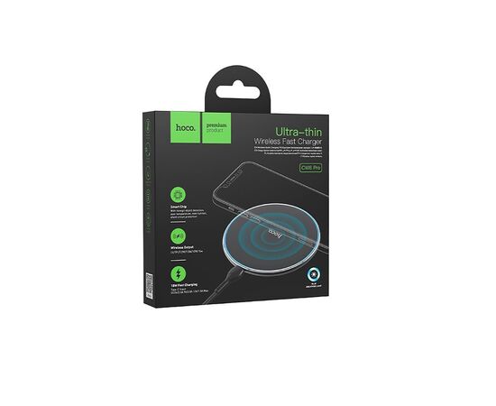  ЗУ Сетевое Беспроводное Hoco CW6 Pro PD/QC 15W (black) (215781) 