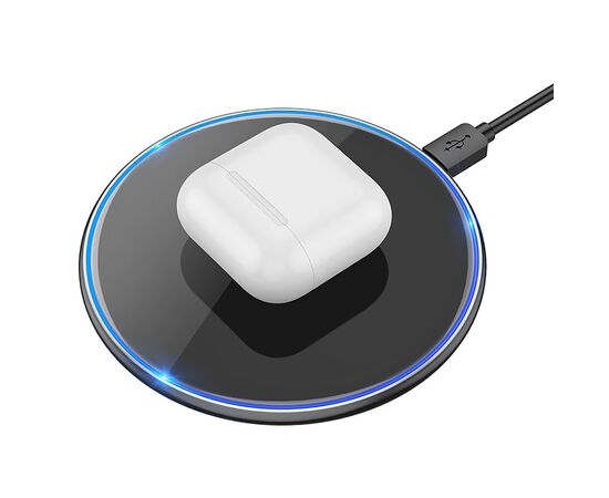  ЗУ Сетевое Беспроводное Hoco CW6 Pro PD/QC 15W (black) (215781) 