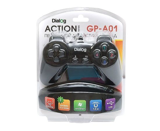  Геймпад Dialog Action GP-A01 (black) (63054) 