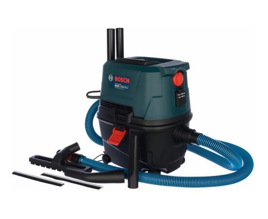  Пылесос строительный BOSCH GAS 15 PS (1100Вт, 15л, 33л/с, насадки, 6кг) (06019E5100) 
