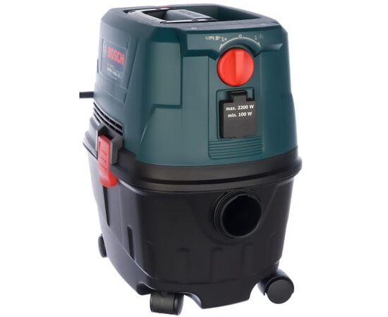  Пылесос строительный BOSCH GAS 15 PS (1100Вт, 15л, 33л/с, насадки, 6кг) (06019E5100) 