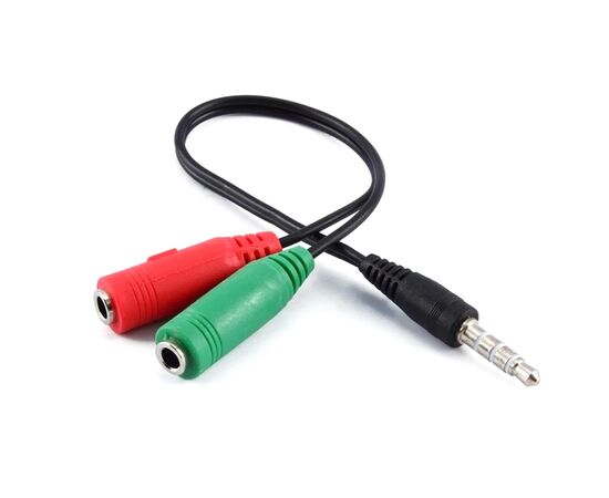  Адаптер RockBox 3.5 (м) (микрофон)/3.5 (м) (наушники) - 3.5 (п)(совмещенный) (black)(130728) 