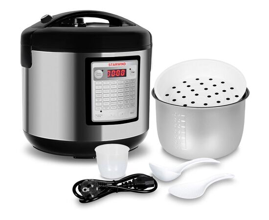  Мультиварка Starwind SMC4201 5л 700Вт серебристый/черный 