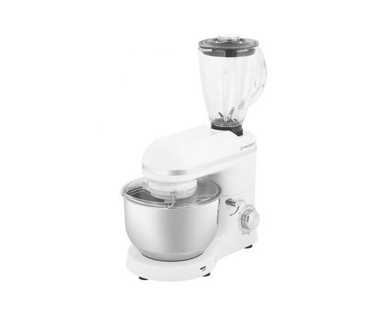  Кухонный комбайн MAUNFELD MF-435WH PRO, белый/серебристый 