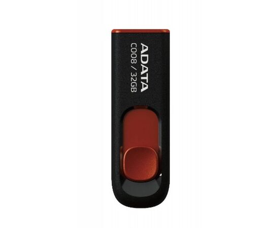  USB-флешка 32GB USB 2.0 A-DATA Black/Red AC008-32G-RKD 