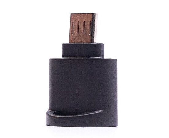  Адаптер - для чтения карт microSD, micro USB-порт (black) (212696) 