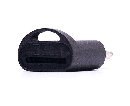  Адаптер - для чтения карт microSD, micro USB-порт (black) (212696) 