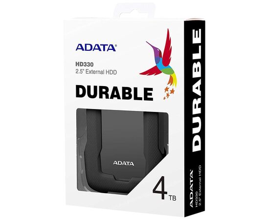  Внешний HDD 4TB A-DATA HD330 (AHD330-4TU31-CBK), 2,5", USB 3.1, черный 