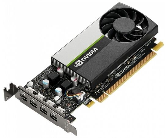  Видеокарта PNY NVIDIA Quadro T1000 (VCNT1000-8GB-SB) PCI-Express 3.0 x16, LP8 GB GDDR6 128-bit 