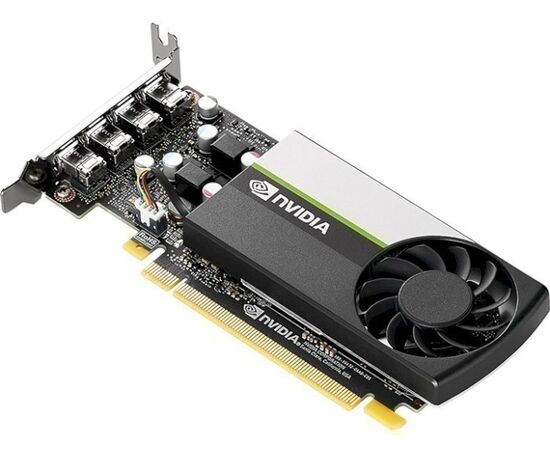  Видеокарта PNY NVIDIA Quadro T1000 (VCNT1000-8GB-SB) PCI-Express 3.0 x16, LP8 GB GDDR6 128-bit 