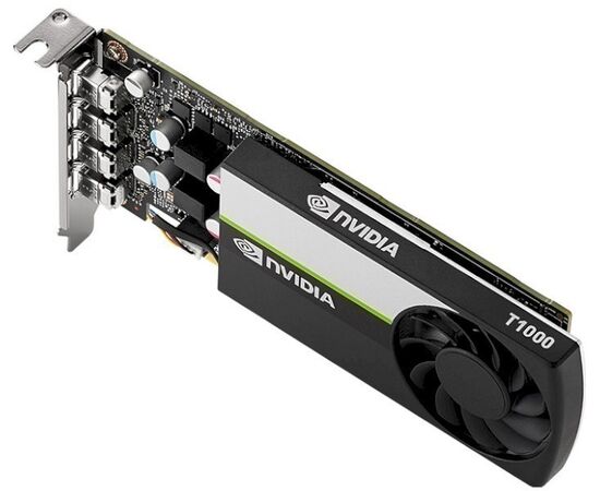  Видеокарта PNY NVIDIA Quadro T1000 (VCNT1000-8GB-SB) PCI-Express 3.0 x16, LP8 GB GDDR6 128-bit 