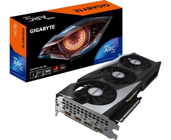  Видеокарта Gigabyte A380 Gaming OC (GV-IA380Gaming OC-6GD) 6GB 