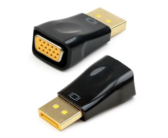  Конвертер DP-1.1a (папа) - D-SUB/VGA (мама), кабель 15 см, 1920x1200(1080)@60Hz, Oem, Cablexpert A-DPM-VGAF-02 