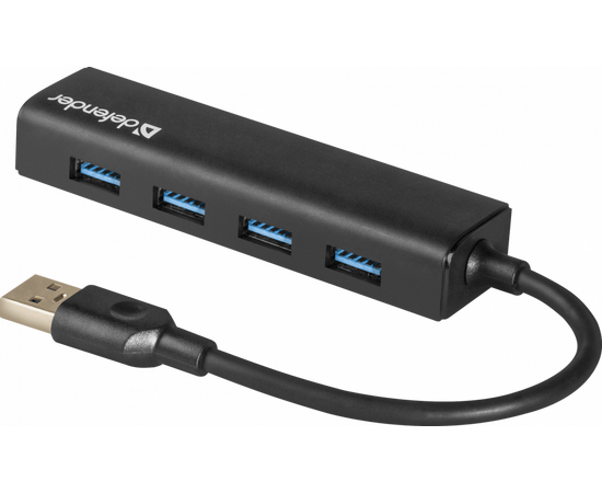  USB-HUB DEFENDER Quadro (83204) USB3 4 Port 