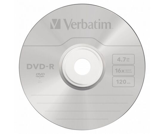  Диск DVD-R Verbatim 4.7Gb 16x Bulk (10шт) (43 729) 