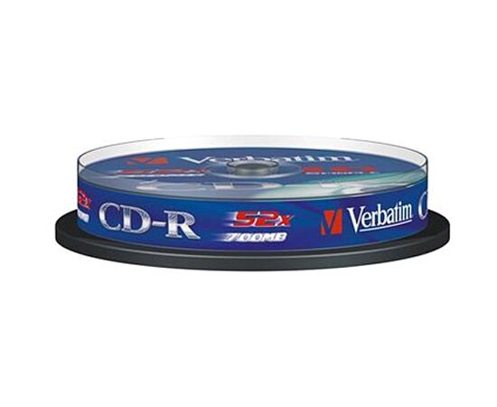  Диск CD-R Verbatim 700Mb 52x DataLife Cake Box (10шт) 43437 