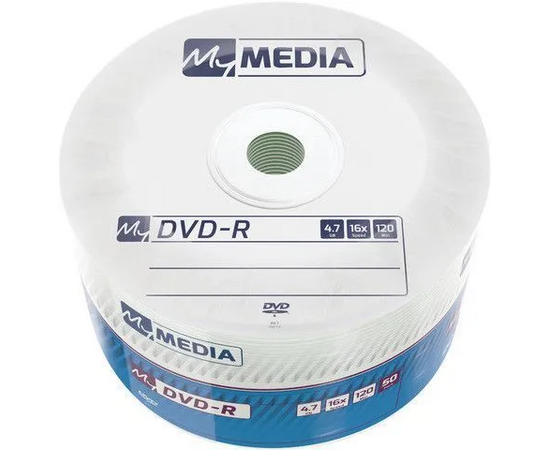  Диск DVD-R MyMedia (69200) 4.7Gb 16x Pack wrap (50шт) 