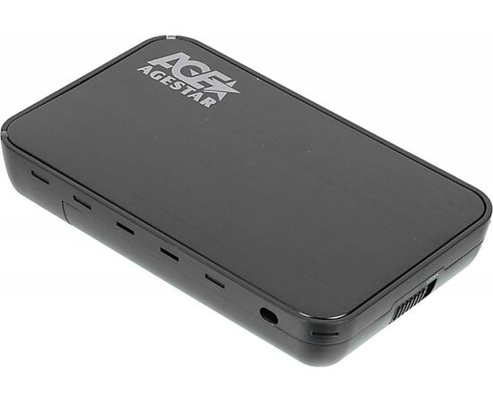  Внешний корпус для HDD AgeStar 3UB3A8-6G SATA II пластик черный 3.5" 