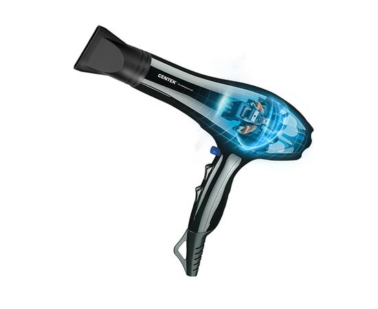  Фен Centek СТ -2227 Professional 2200Вт. мощный АС мотор. 5 режимов. 2 концентратора. ионизаиця 