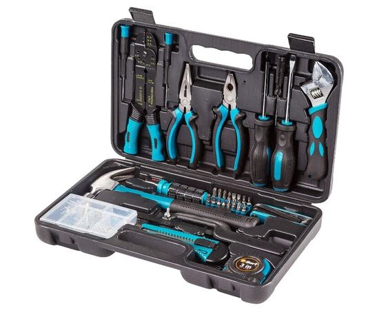  Набор инструментов Bort BTK-160 38 предметов (жесткий кейс) 