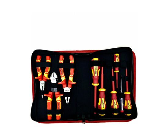  Набор диэлектрического инструмента Промлайн ПЛ071201 z022 до 1000В/кофр/9 предметов 