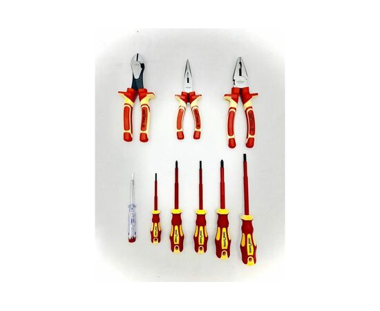  Набор диэлектрического инструмента Промлайн ПЛ071201 z022 до 1000В/кофр/9 предметов 