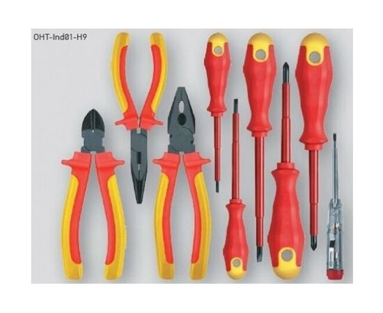  Набор диэлектрического усиленного инструмента Онлайт 82969 OHT-Ind01-H9/9 шт 