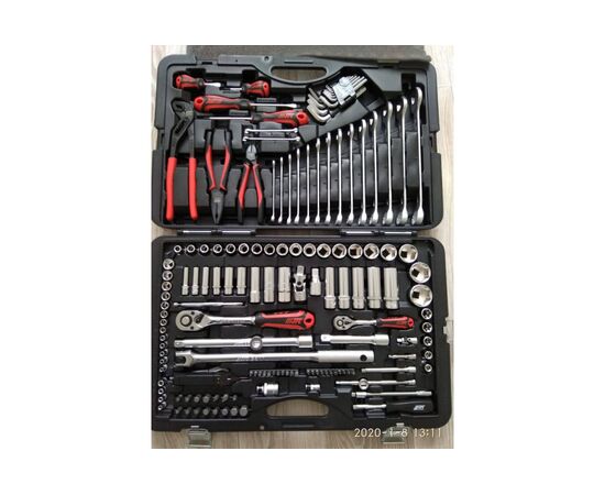  Набор инструментов JTC H145C 1/4 & 1/2 6-гранный в кейсе 145 предметов 