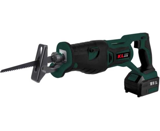  Профессиональная пила сабельная бесщеточная KLPRO KLTKT18B-20 (18 В, Li-ion-2шт, 2.0Ач, полотна дерево/металл, ЗУ, сумка) 