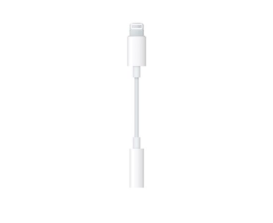  Переходник Apple MMX62ZM/A mini-Jack 3.5 (f) Lightning (m) для iPhone 7/7 Plus /8/8 Plus (белый) 