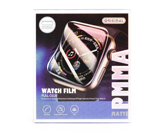  Защитная пленка TPU - Polymer nano для "Apple Watch 38 mm" матовое (black)(117516) 