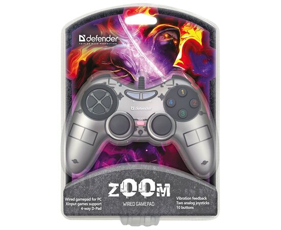 Геймпад Defender Zoom для ПК (black) (218138) 