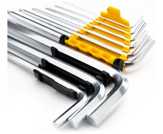  Набор ключей шестигранных Deli DL3090 с шаром сверхдлинных 1,5-10 мм 