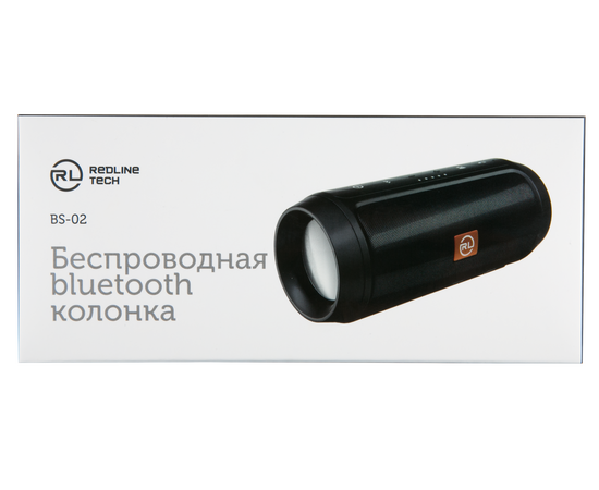  Беспроводная bluetooth-колонка Red Line Tech BS – 02, черный 