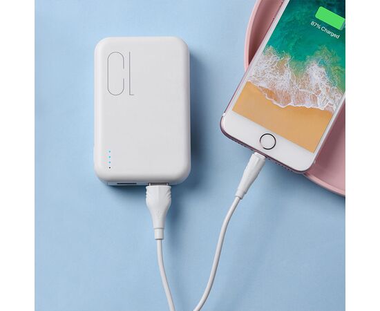  Кабель USB BOROFONE BX18 Optimal USB - Lightning, 2А, 1 м, белый 