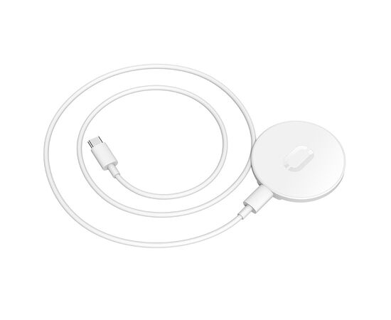  Беспроводное зарядное устройство MagSafe JOYROOM JR-A28 MagSafe с Кабелем Type-C - Type-C, 2.4A, 15W, белый 