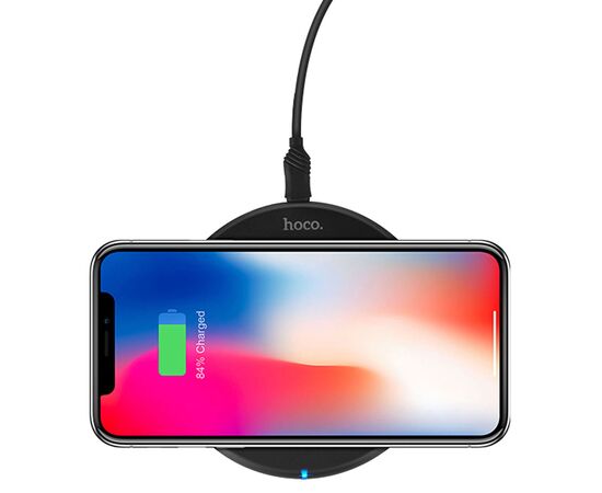  Беспроводное зарядное устройство HOCO CW9 Exalted, 2A, 5W, черный 