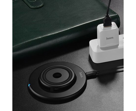  Беспроводное зарядное устройство HOCO CW9 Exalted, 2A, 5W, черный 