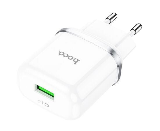  Сетевое зарядное устройство HOCO N3 Special 1xUSB, 3A, 18W, белый 