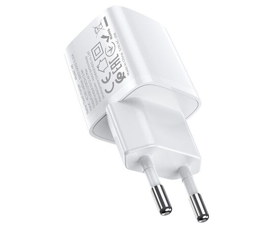  Сетевое зарядное устройство HOCO N8 Briar 2xUSB, 2.4A, 10.8W, белый 